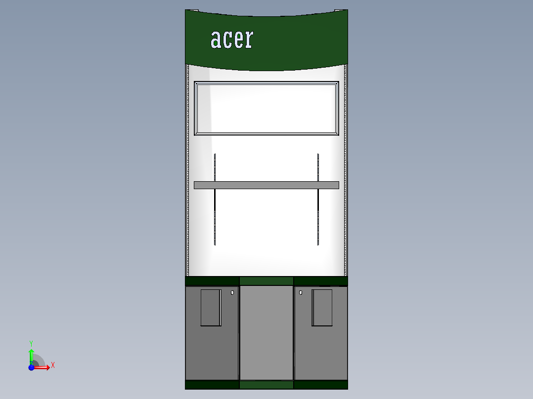 显示墙12前视图