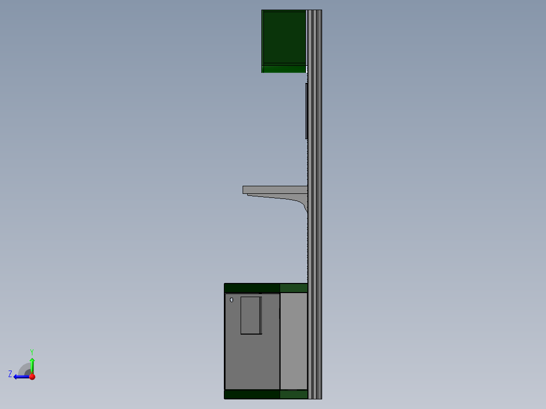 显示墙12右视图