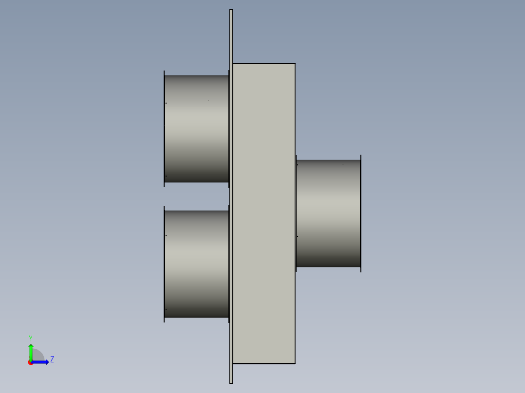 03回流工装左视图