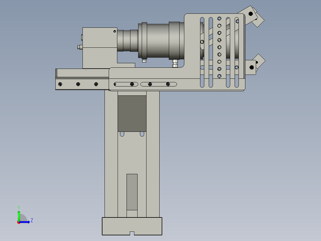 高速工业相机应用设计左视图