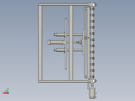 电机焊锡翻转机构后视缩略图