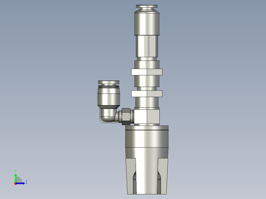 B-柔爪-1夹外-2撑内左视图