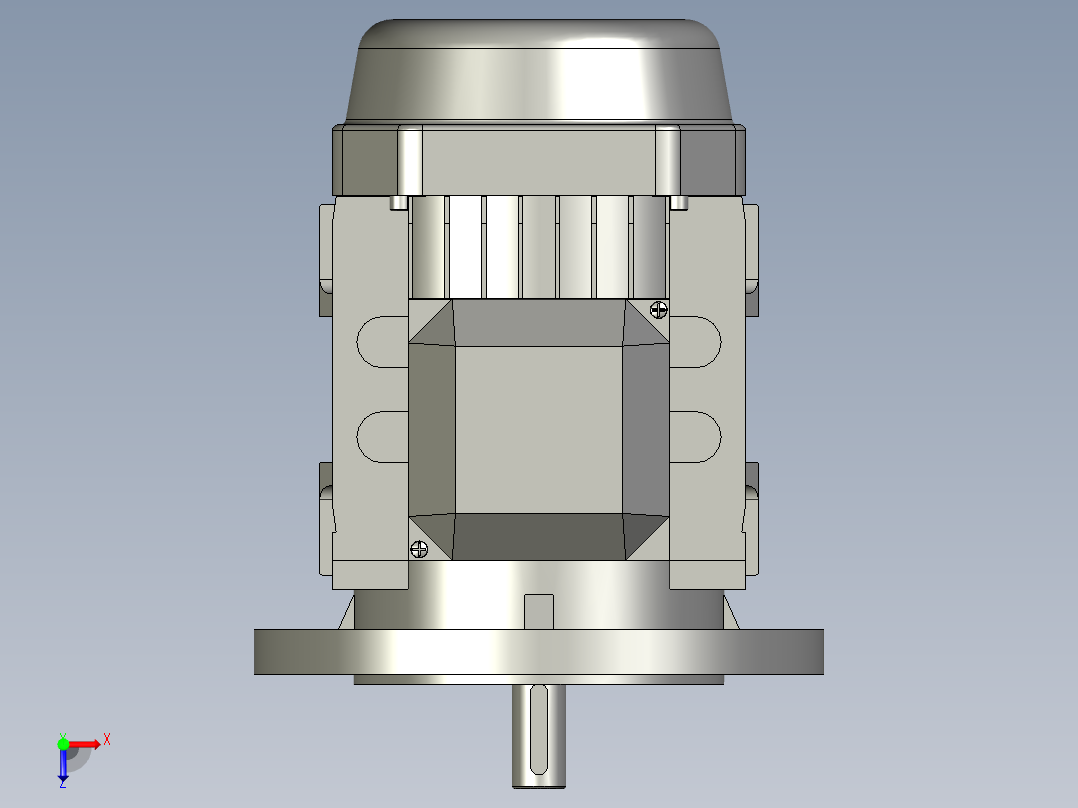 IMB35H80-180(YE2YE3)通用电机YE2-80M1-2-B35俯视图