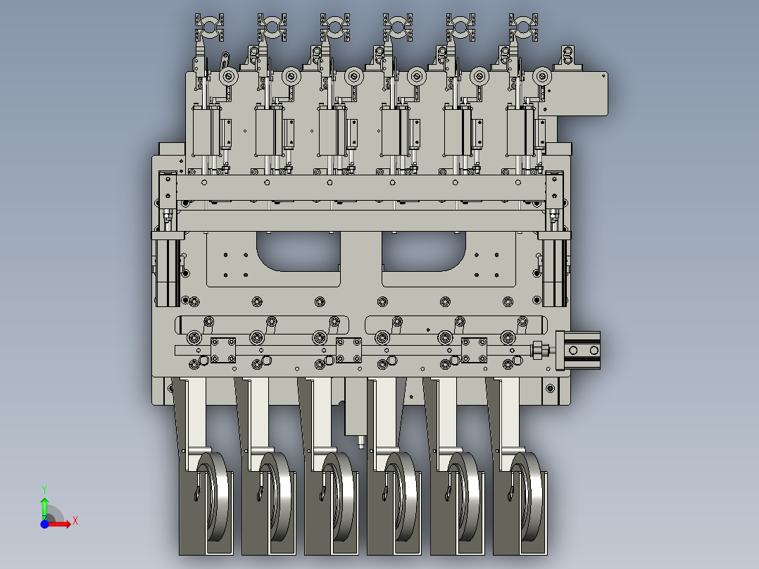 S06-E01-0000六轴机包胶带组前视图