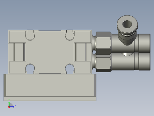 气缸手指夹爪安装板组件-3-1左视缩略图