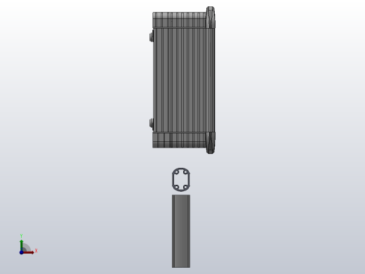 向上垂直墙座+转角+90度箱体连接器+控制箱50-65[向上垂直墙座+转角+90度箱体连接器+控制箱-155-300-300]前视缩略图