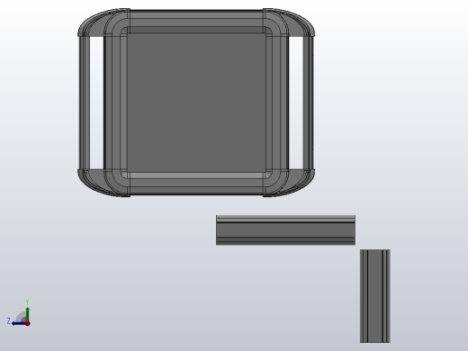 向上垂直墙座+转角+90度箱体连接器+控制箱50-65[向上垂直墙座+转角+90度箱体连接器+控制箱-155-300-300]右视缩略图