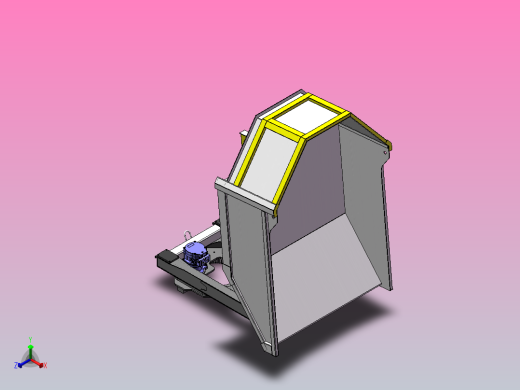 C30R-3TV车厢转向装置组装正等轴测缩略图