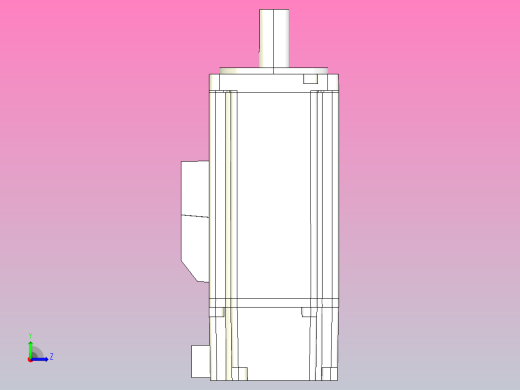 台达伺服电机-带刹车ecma_cx0602fs左视缩略图
