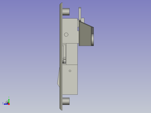 电箱锁(按钮式)右视缩略图