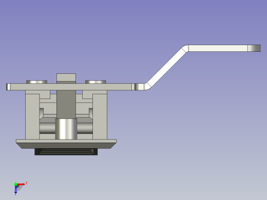 电箱锁(按钮式)俯视缩略图