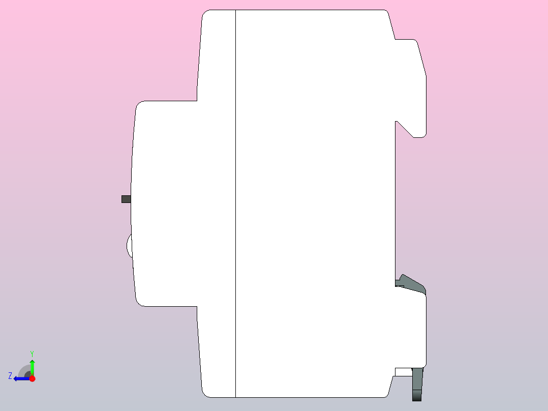 安装接触器ABB EN40右视图
