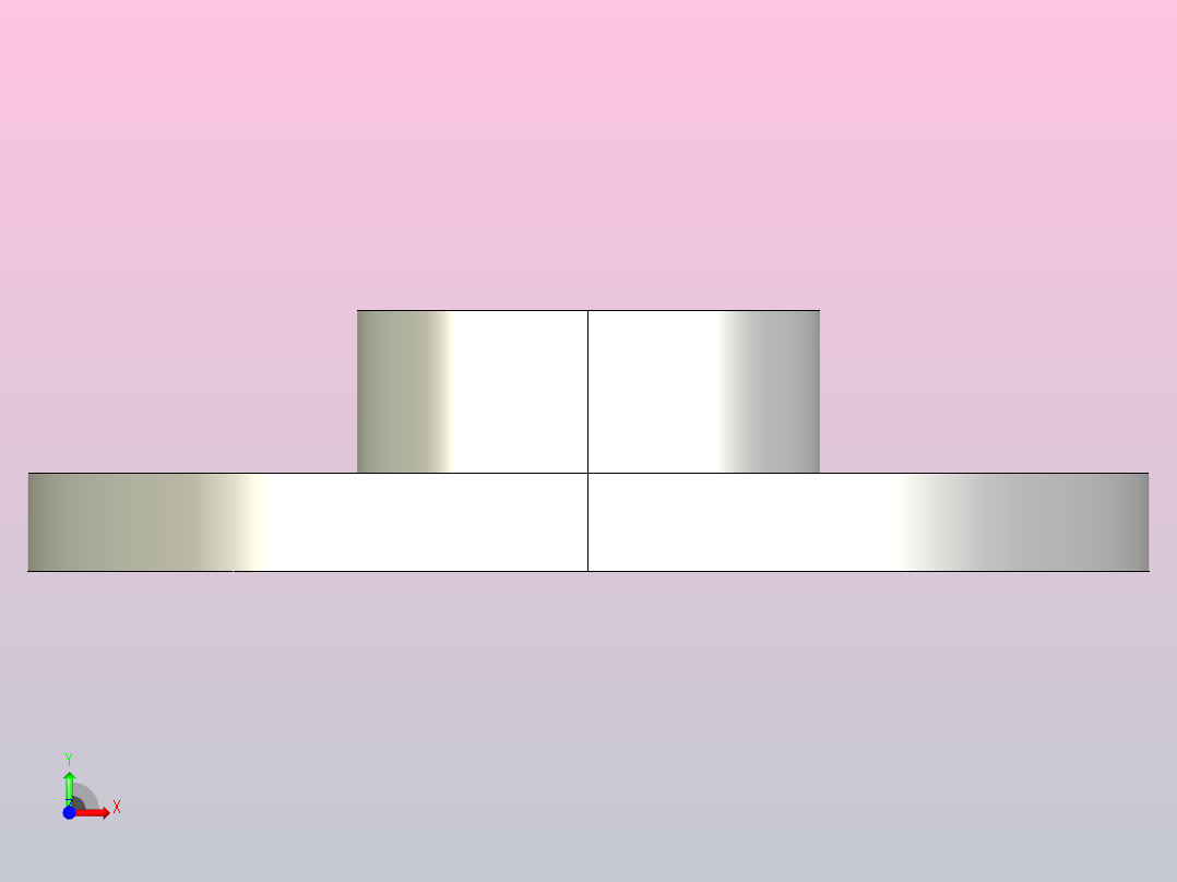 舵机联轴器前视图