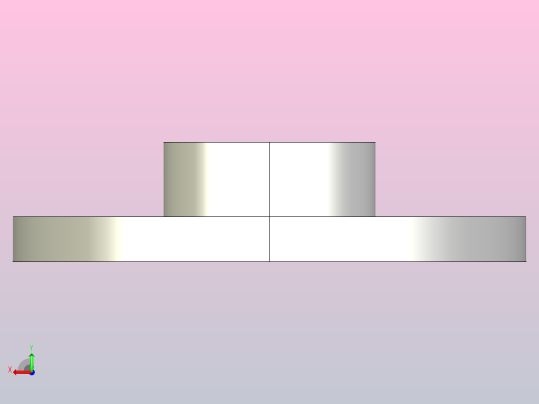 舵机联轴器后视图