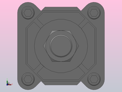 单活塞杆气缸（XSC系列）[XSC-50-100]前视缩略图