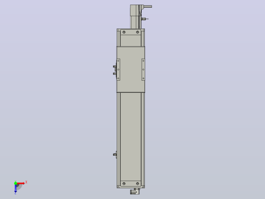 ACH10-300-BC-100W ACH10 螺杆驱动 直线滑台模组俯视缩略图