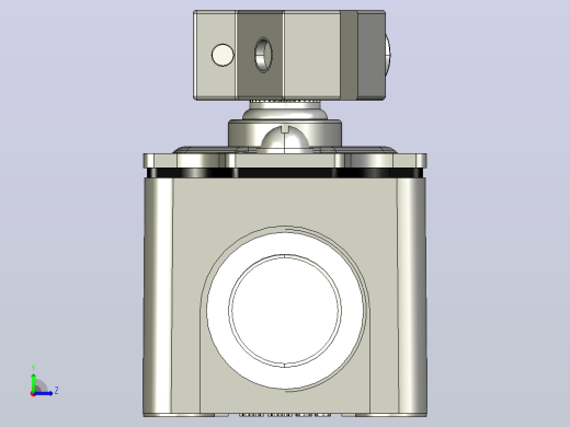YBLX-K3_20S_J行程开关三维模型202104左视缩略图