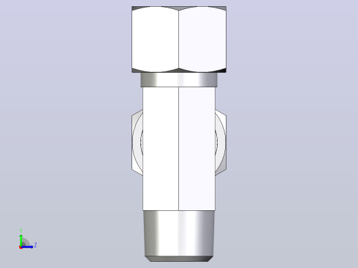 L外螺纹螺柱弯头LE12LMCF左视缩略图