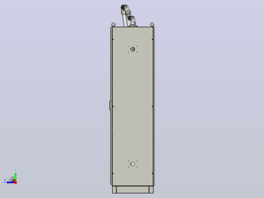 控制柜+控制箱+顶座+转角+箱体连接器+中间连接器右视缩略图