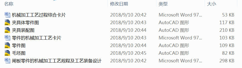 闸板零件的机械加工工艺规程及工艺装备设计+说明书