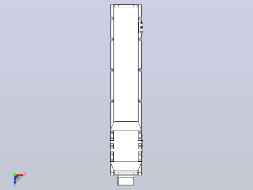 滚珠丝杠直线轴内置导轨TPA-GCR-150-2010C-L550-MP-M75-N3俯视缩略图