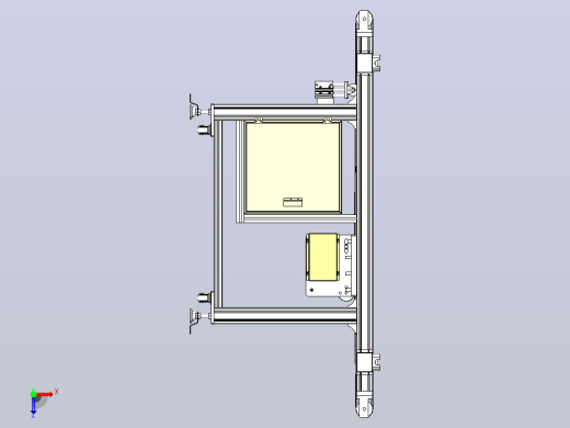 2M皮带传送线3D模型、俯视缩略图