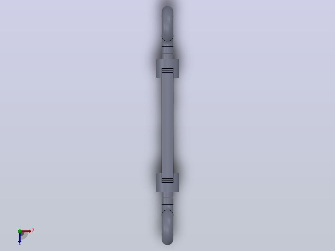 拉杆，调节器tensioner_110100006俯视图