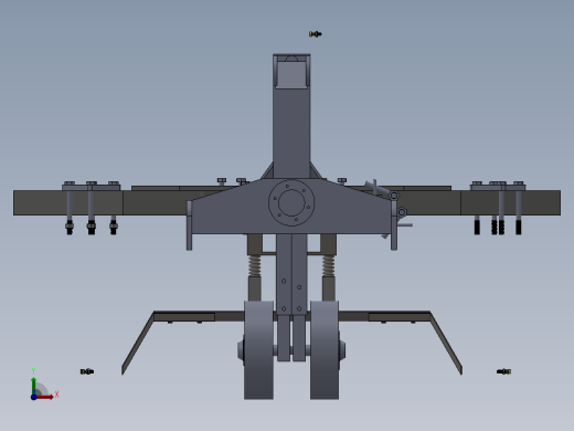 翻转犁(sw13+说明书+cad)前视缩略图