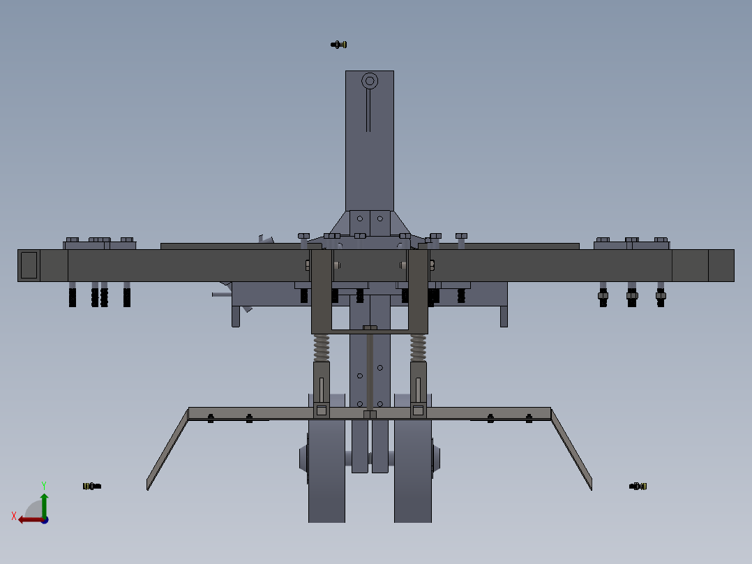 翻转犁(sw13+说明书+cad)后视图