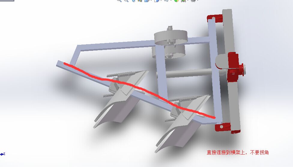 翻转犁(sw13+说明书+cad)