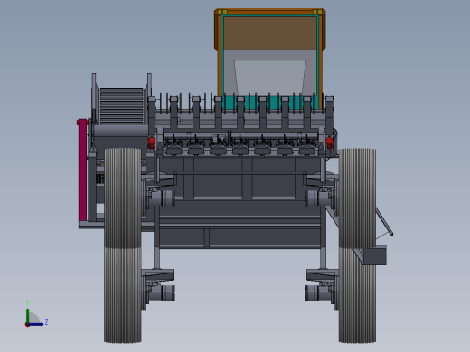 蒜苔采摘机sw16可编辑左视缩略图