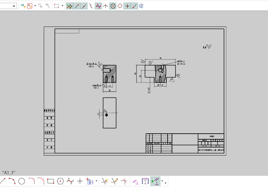 夹钳模型与工程图