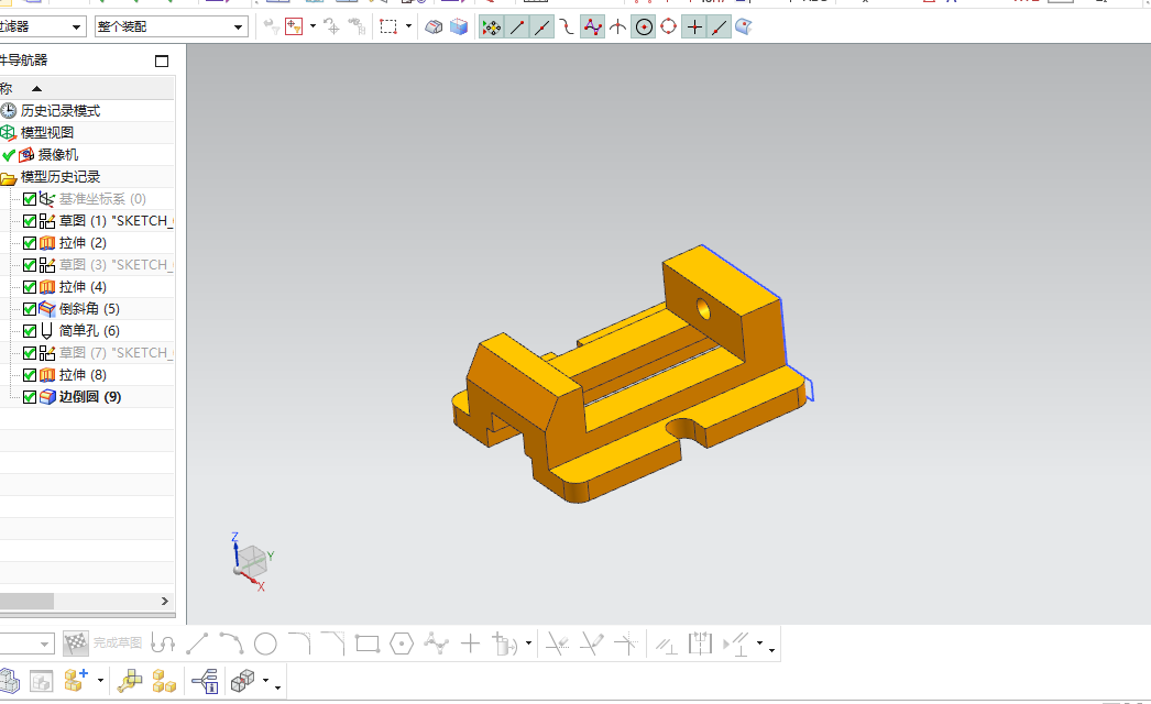 夹钳模型与工程图