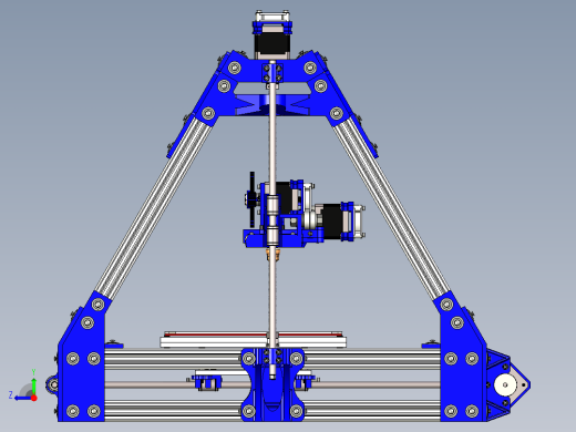 孟德尔3D打印机3D模型右视缩略图