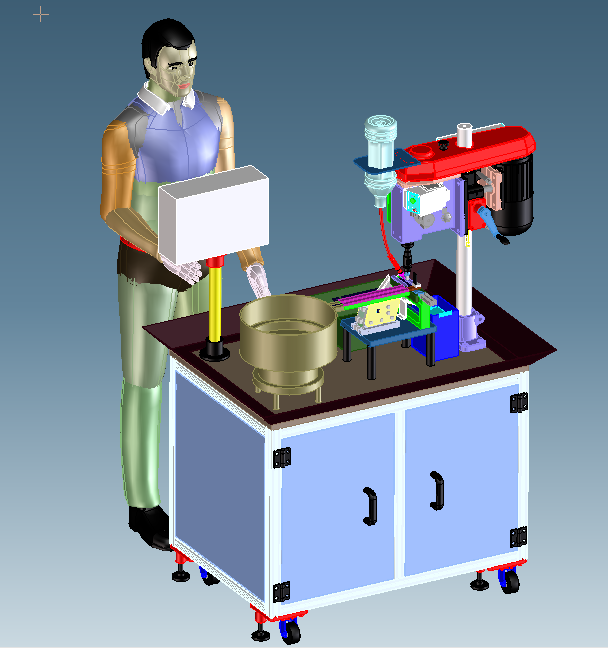 自动攻牙机设备3D模型
