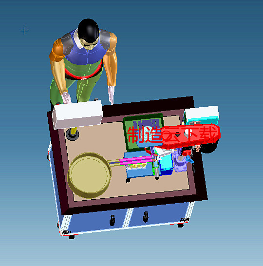自动攻牙机设备3D模型