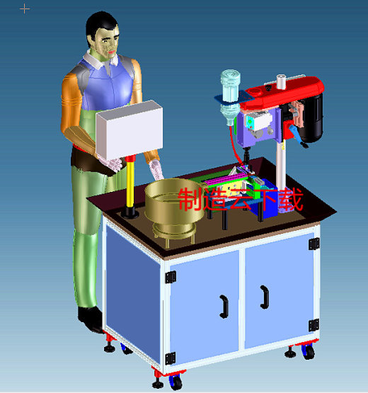 自动攻牙机设备3D模型缩略图