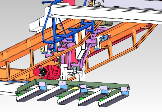 桥式起重机3D图纸 G73 非标自动化设备3D图纸3D模型