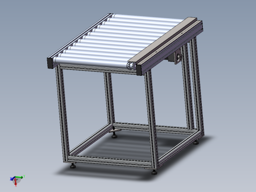 4080型材动力滚筒输送线流水线