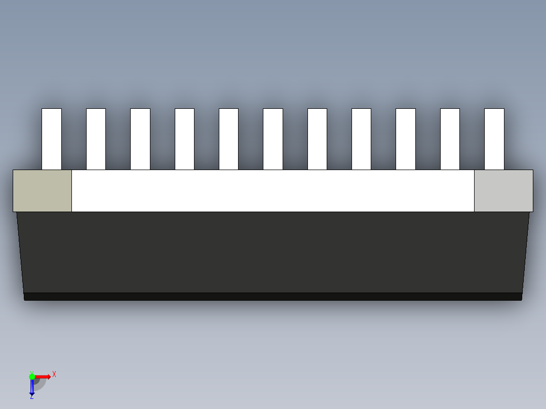 multiwatt-ST 封装-MULTIWATT-11_Max_LHorizontal_rev1.0.rar俯视图