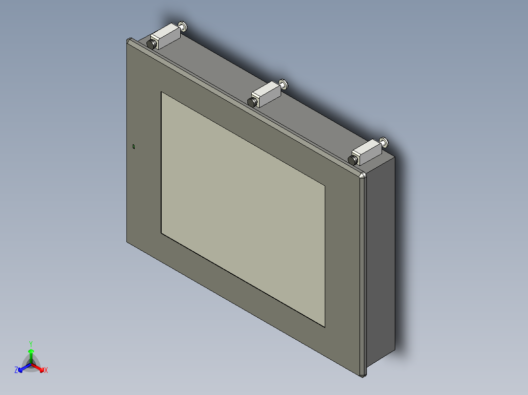 基恩士VT3-S_V10_kc图纸模型正等轴测图