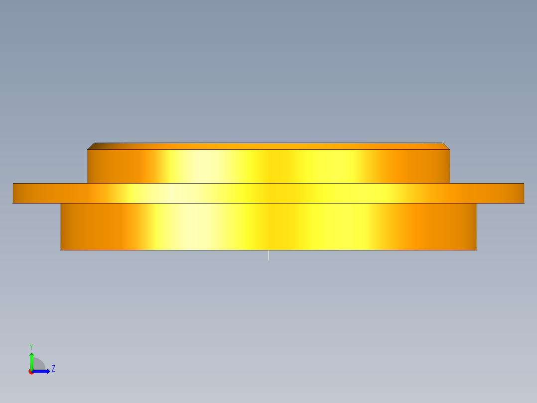 一级减速器三维建模及cad图纸资料左视图