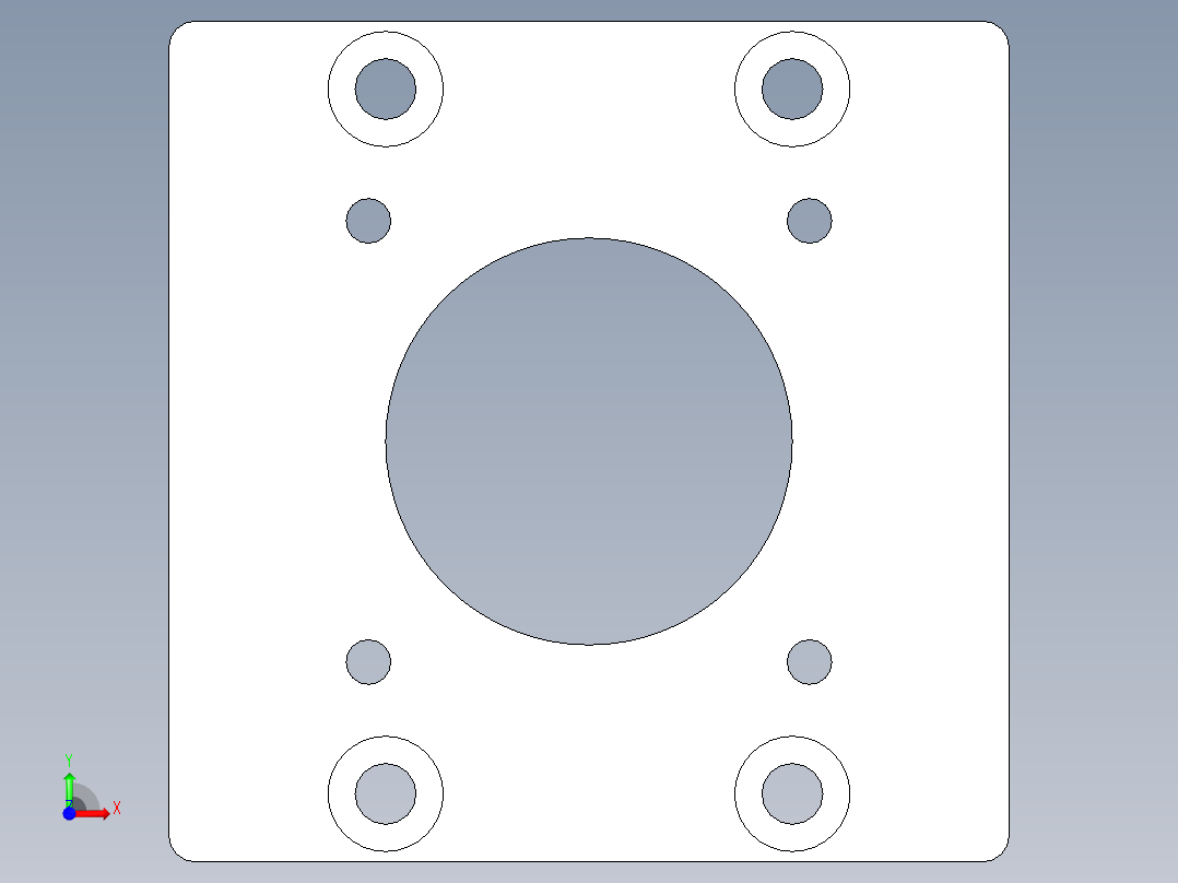 模组KK-86-F2 安川100W电机板(安川=台达 汇川 三菱 富士 禾川).STEP前视图