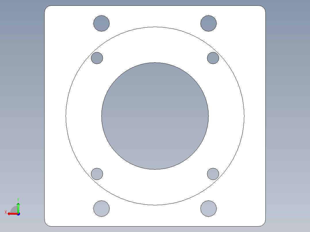 模组KK-86-F2 安川100W电机板(安川=台达 汇川 三菱 富士 禾川).STEP后视图
