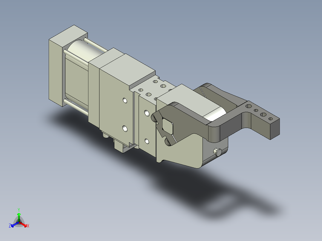 德克斯TUNKERS气缸数模V2 63.1 T12 A11 5~44_GRAD正等轴测图