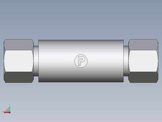 卡套式工业通用硬管接头EO_Weld_bulkhead_fitting_ESV10S后视缩略图