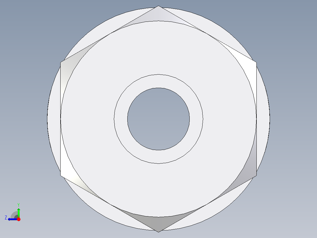 卡套式工业通用硬管接头EO_Weld_bulkhead_fitting_ESV10S右视图