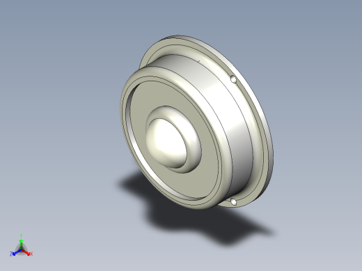 彈簧式萬向滾珠14-3D多系列多零件图纸模型