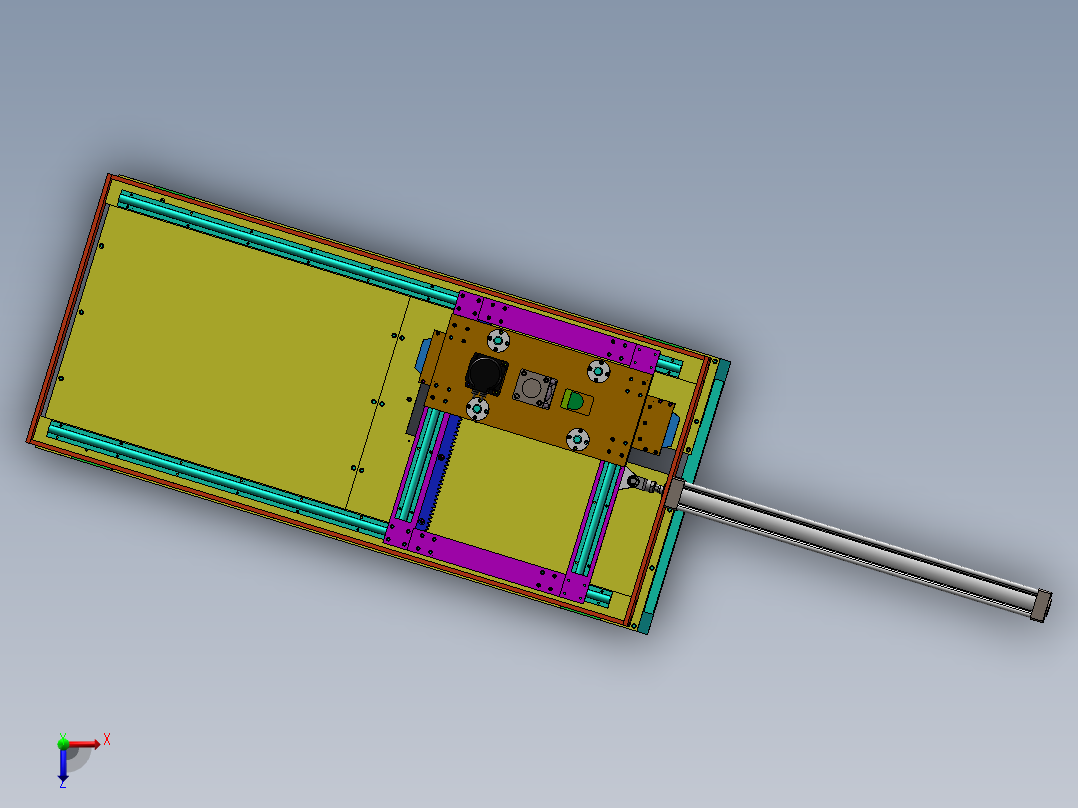 电池壳抓取俯视图