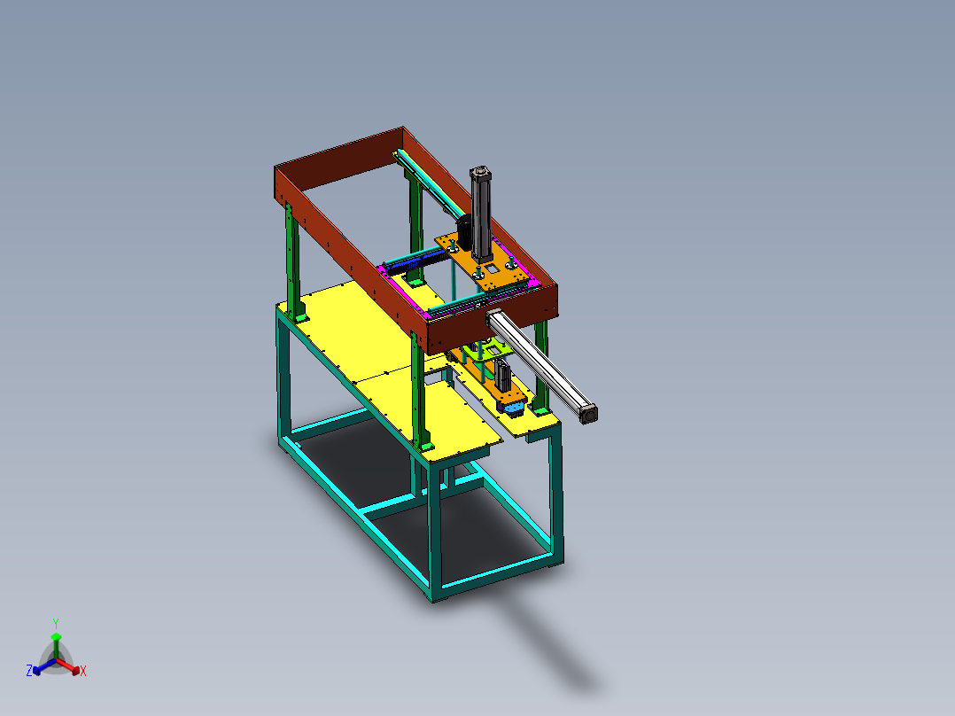 电池壳抓取正等轴测图